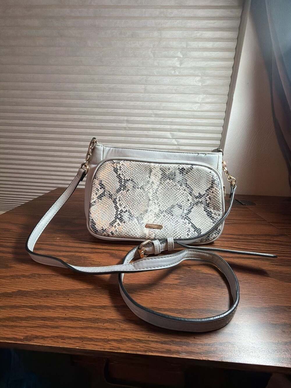 Dune London Crossbody Bag Python Animal Print